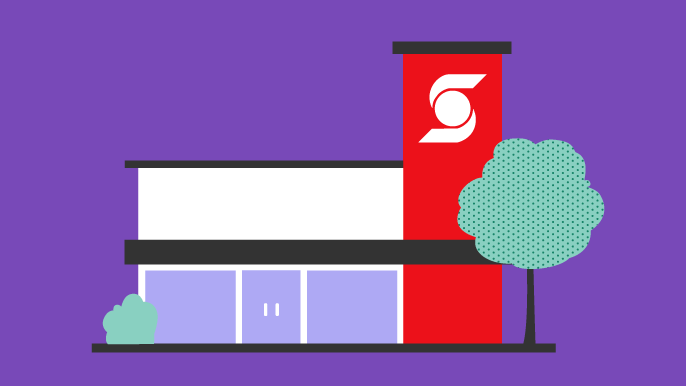 Scotiabank branch illustration