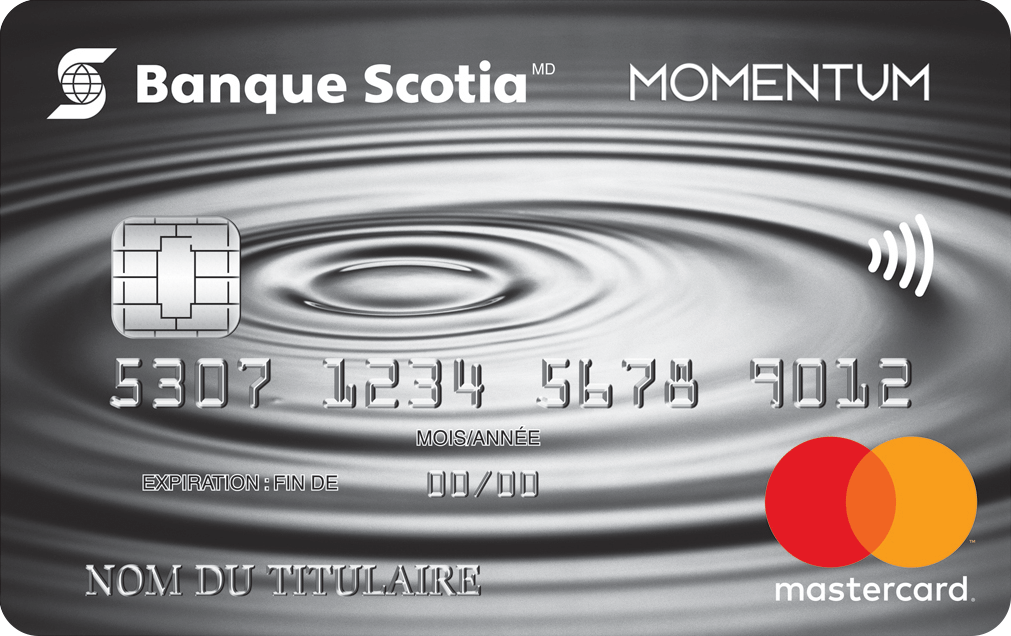 Carte Mastercard Momentum Scotia